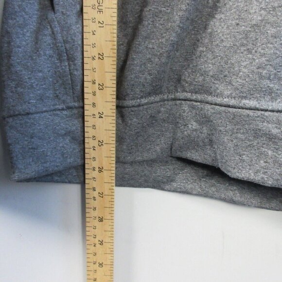 Lululemon Men's City Sweat Pullover Hoodie M Grey Heathered Coal Thermo 532 - Picture 12 of 13